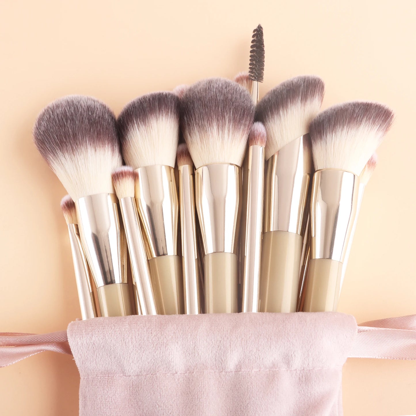 20pcs Makeup Brush Set Including Powder Brush Blush Brush Highlighter Brush Eyeshadow Brush Lash Brush Eyeliner Brush