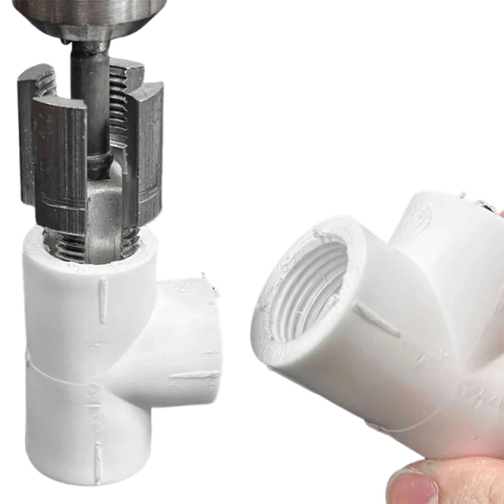 Integrated Internal and External Thread Pipe Threading Tool for 1/2-inch PPR Pipes with Taps and Dies for Thread Cutting