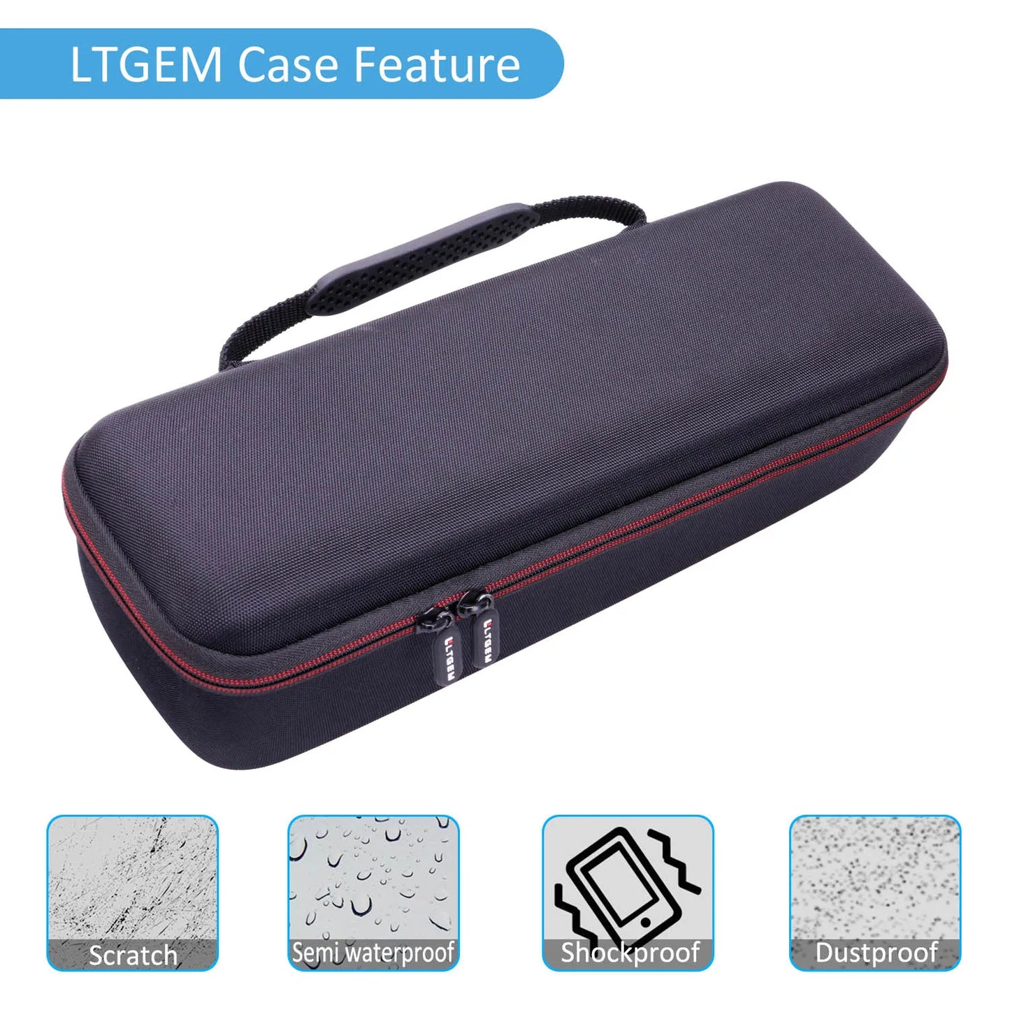 LTGEM Hard Carrying Case Compatible for AOMAIS Life Bluetooth Speakers,(Only Case)