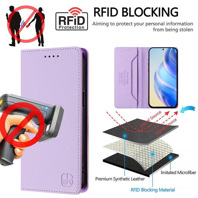 For Tecno Camon 50 Pro Anti-theft brush Magnetic Leather Wallet Case for Tecno Camon 50 Luxury Book Cover Camon 50 50Pro Etui