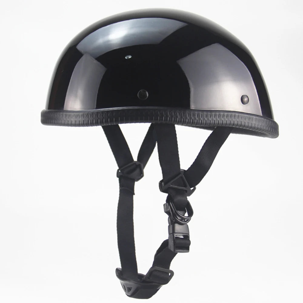 New Retro Motorcycle Half Helmet ABS Cotton Plastic Cap Summer Half Face Unisex Helmet Motorbike Ridder Universal DOT Certified