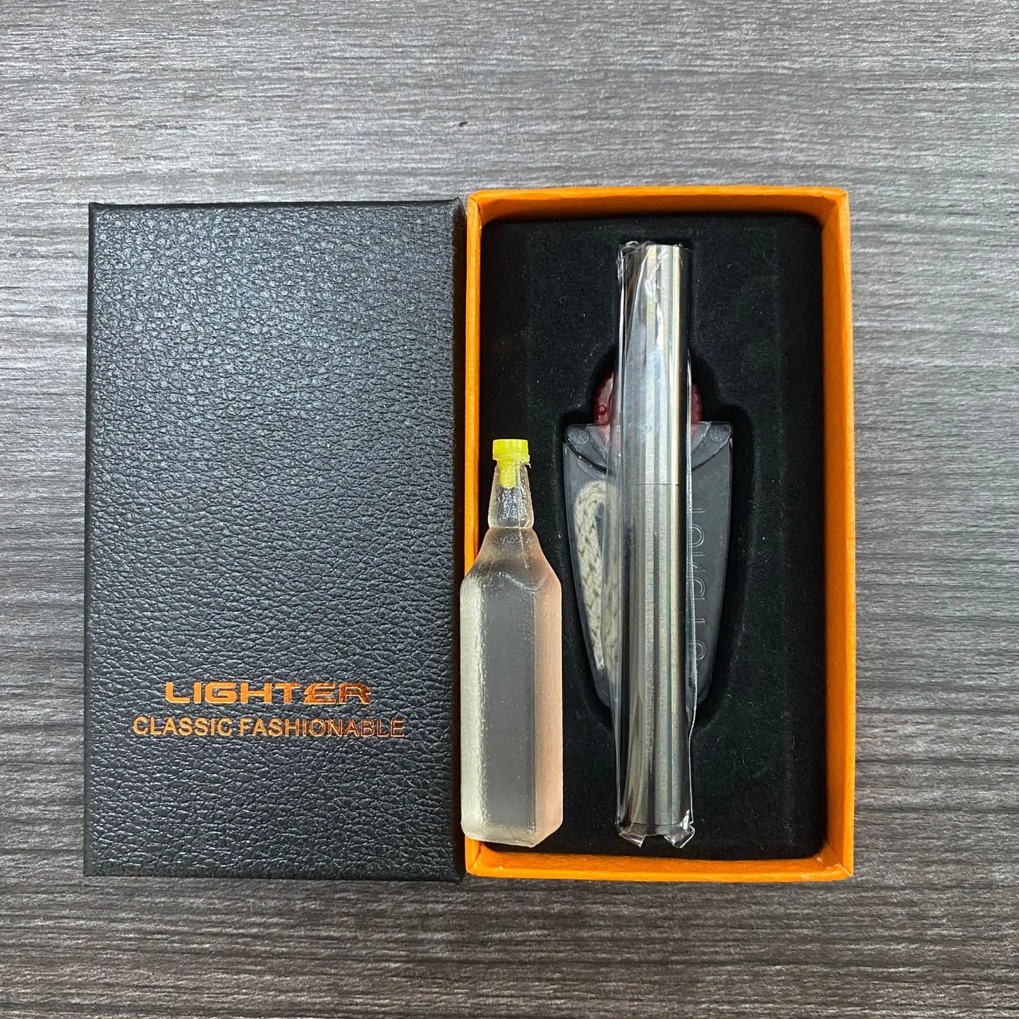 Creative Unusual Kerosene Lighter Copper Nunchaku Funny Retro Grinding Wheel Flint Lighters Foldable Mini Portable Men's Gift