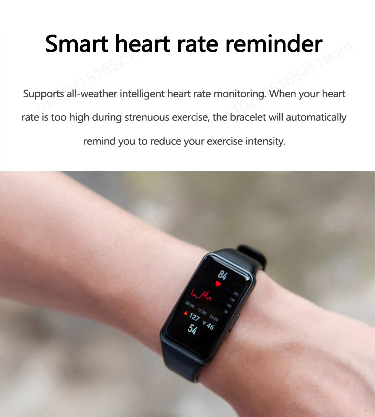 Original Huawei Band 6 Smart Band Blood Oxygen 1.47'' Screen Heart Rate Tracker Sleep Monitoring Smart Sports Bracelet