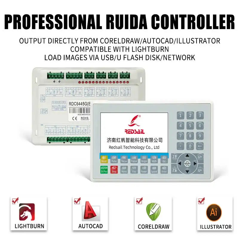 1000x800mm 80W CO2 Laser Engraver Cutter Topwisdom A3 CW-3000 Chiller