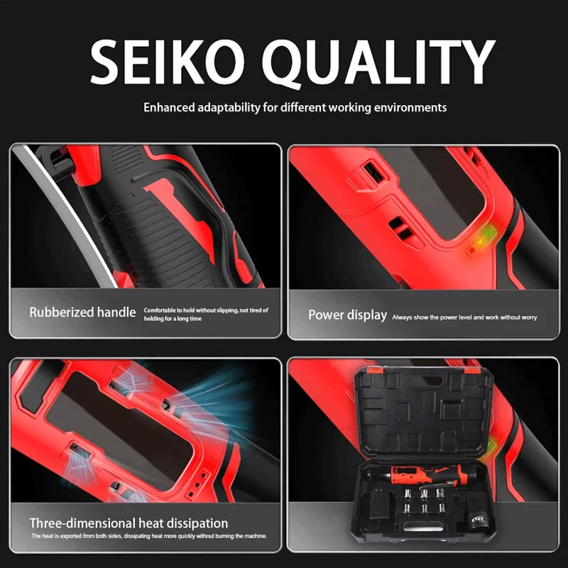 Cordless 90° Electric Ratchet Wrench with Extended Handle Long Reach Electric Ratchet Lithium-Ion Auto Repair Tool Set