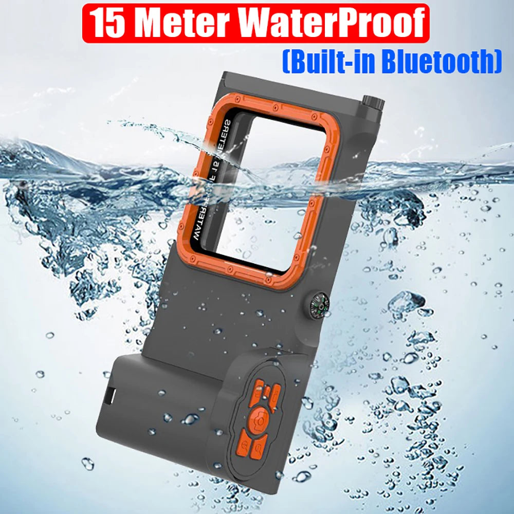 Magnetic Charging IP68 Waterproof Case For Apple iPhone 16 15 14 13 Pro Max Plus Drop proof Cover Diving Swim outdoor sport
