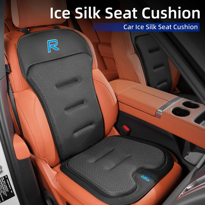 Car Ice Silk Cushion Seat Covers height increasing seat cushion For Volvo AWD C30 S90 T6 V40 V50 V60 V70 V90 XC40 XC60 XC70 XC90