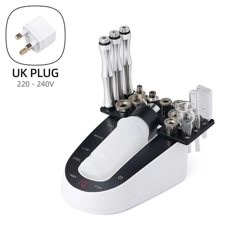 Home Use Facial Diamond Microdermabrasion Machine Face Peeling Beauty Machine Skin Exfoliation Pore Deep Cleaning SPA Skin Care