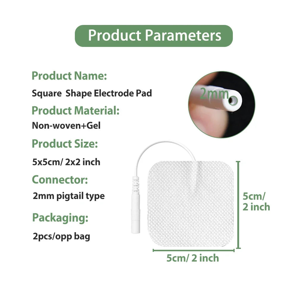10/20/50PCS Tens Electrode Pads Gel For Acupuncture Physiotherapy Massager Patches Slimming Pulse EMS Muscle Stimulator Sticker