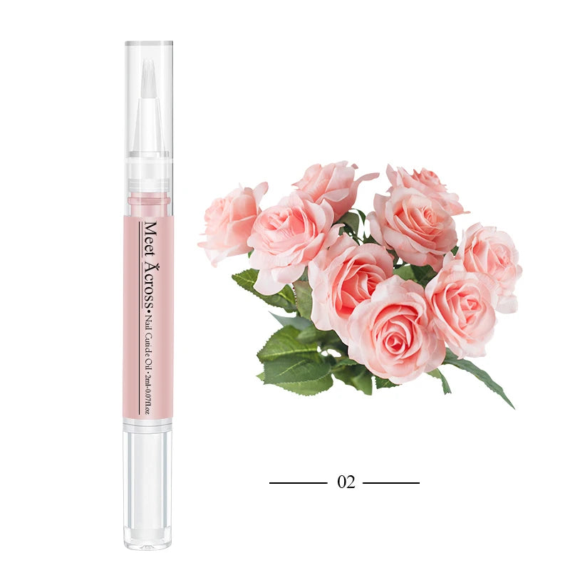 Nail Nutrition Oil & Cuticle Oil Pen Nail Care Fruit Flavor Cuticle Revitalizer Treatment Manicure Soften Skin Protection