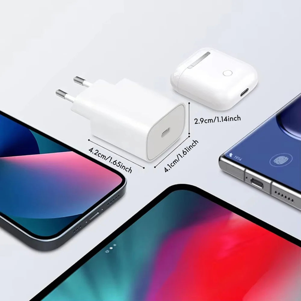 30W PD Fast Charger for Charging Box Brick PD 30W USB C Quick Fast Charger Power Adapter Cube for iPhone Samsung Xiaomi Huawei