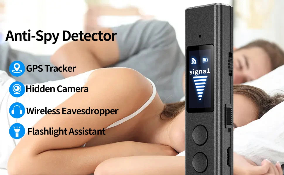 Hidden Spy Camera Detector Multi-function Anti Mini Bug Devices SPYCamera Wireless Gsm Signal Wiretapping GPS Tracker Cam Detect