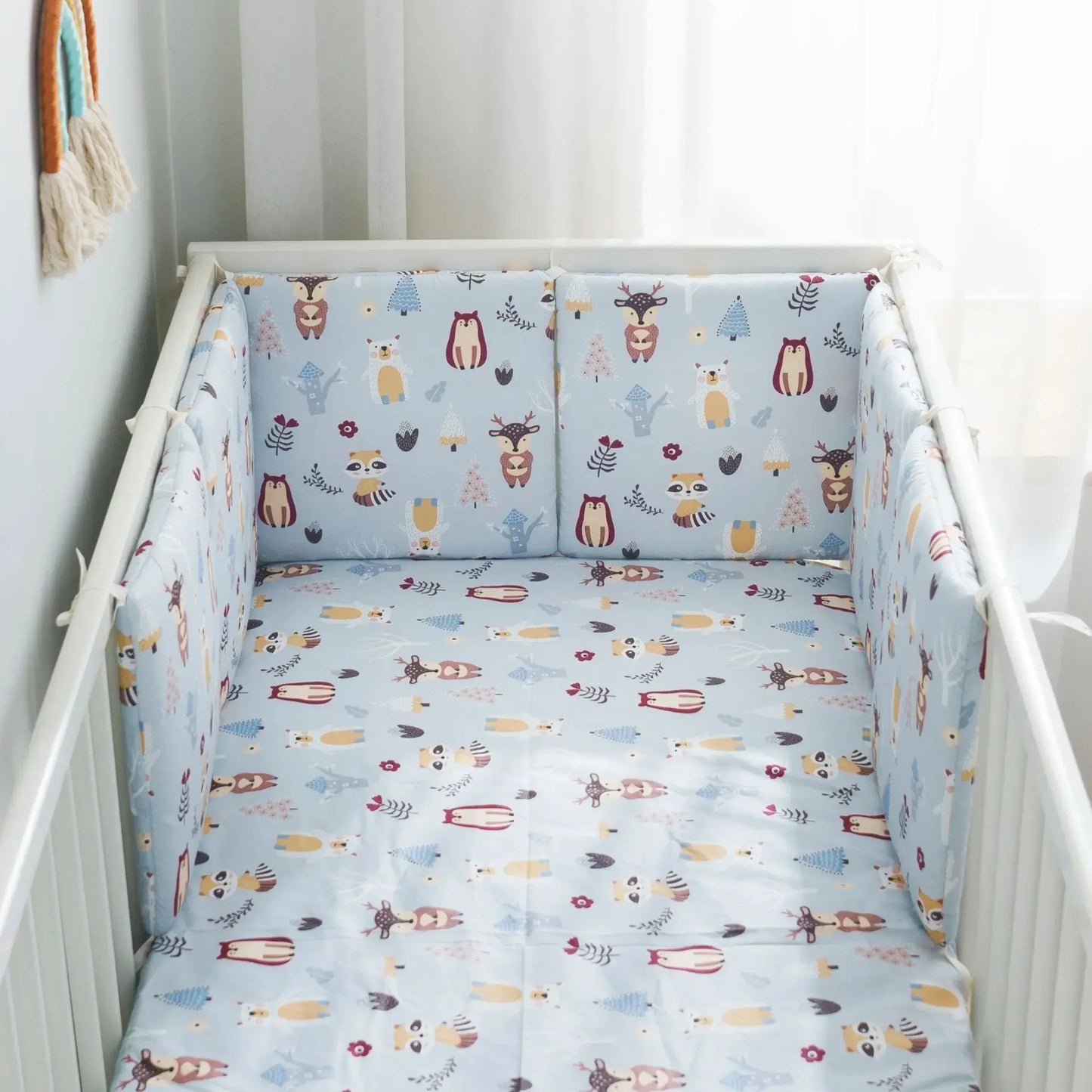 Raccoon crib bedding online