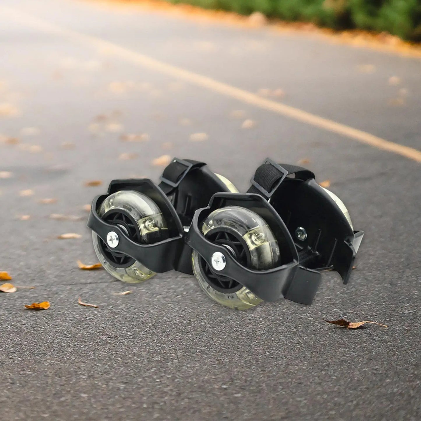 Heel Wheels Sturdy Flashing Roller Shoes Heavy Duty Shine Roller Skating 1 Size Fits Most Adjustable for Boys Kids Girls Child