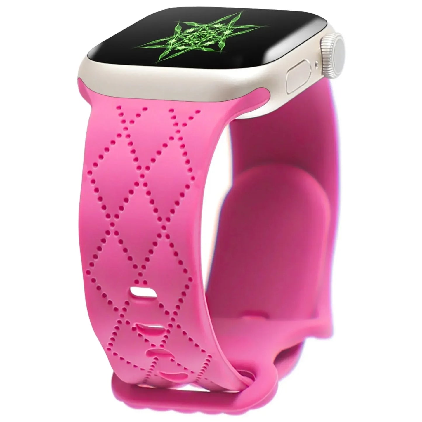 Engraved Silicone strap For Apple Watch Band 42mm 44mm 45mm 41mm 49mm 40mm bracelet correa iwatch Series 8 9 SE 7 6 5 4 3 Ultra