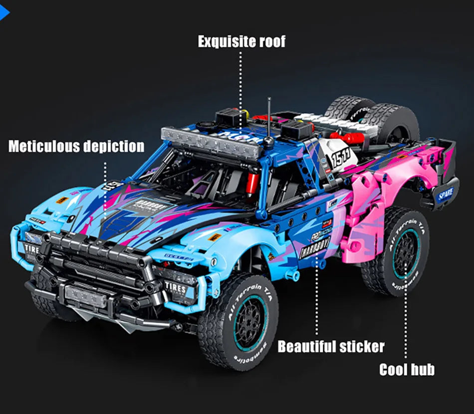 Technical Expert Off Road Sport Car Model Building Blocks City Mechanical Super Racing Vehicle Bricks Toys Children Gift 1341Pcs