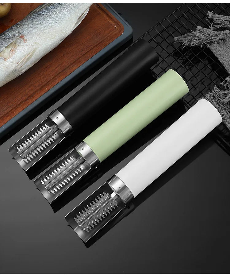 Portable Electric Fish Scraper Waterproof Fish Scale Remover Fish Scale Cleaner USB Rechargeable Fish Scale Knife Seafood Tools