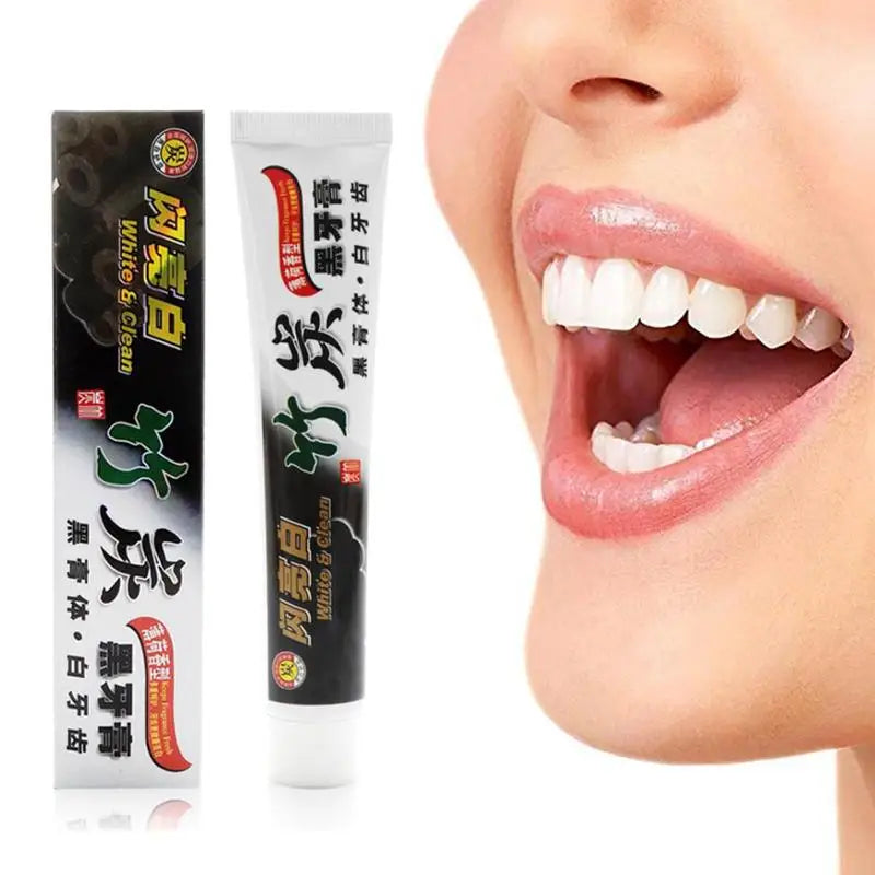 Bamboo Charcoal Toothpaste Whitening Teeth Activated Carbon Removing Yellow Teeth Cleaning Tooth Stain Oral Fresh Tooth Care