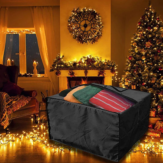 Storage Bag For Lounge Cushions, Storage Bag Cushions Garden Protective Cover Storage Bag 210D Oxford Waterproof 81X81X61CM