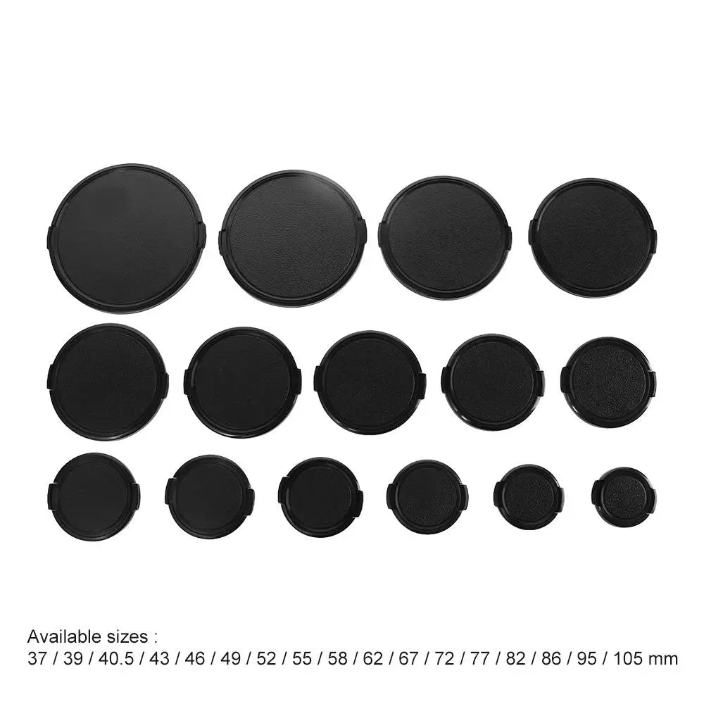 Filters Front Cap Camera Lens Cap Side Pinch Dustproof Cover Lens Cover Hemp Face Lens Cap 72mm 55mm 62mm