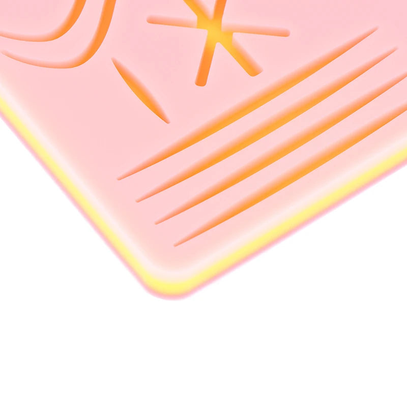 Skin Suture Kit Training Model Medical Silicone Suture Practice Pad Surgical Suture Pad Human Traumatic Skin Model