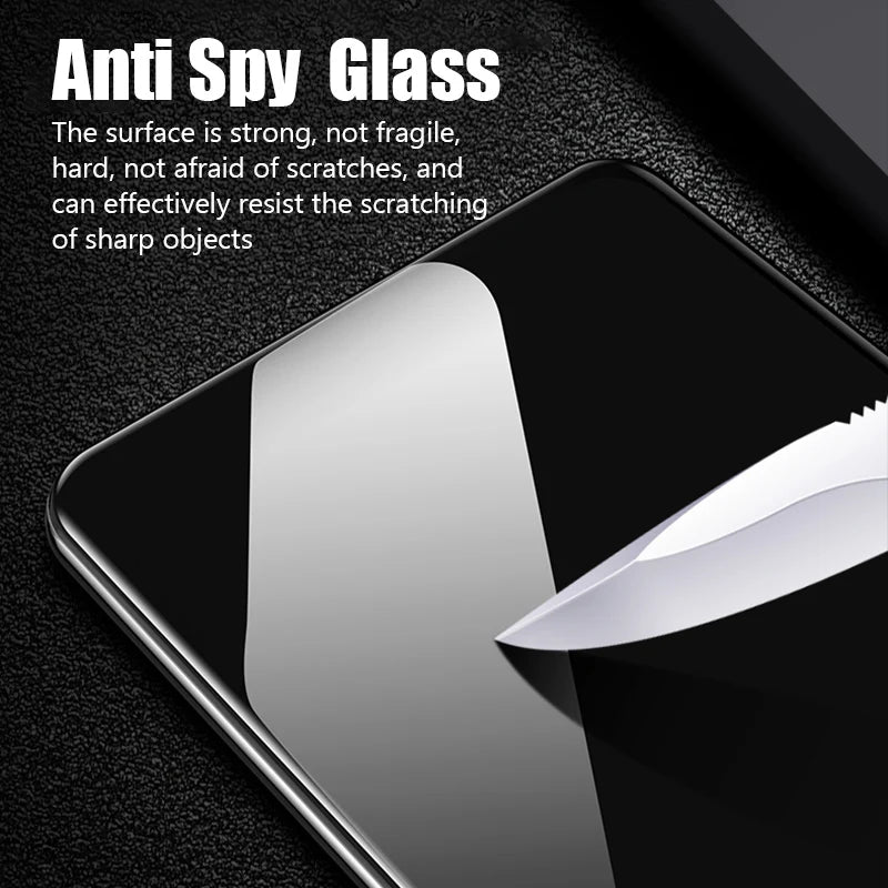 2PCS Anti Spy Screen Protector for Xiaomi Poco X3 Pro Privacy Glass on Redmi Note 10 Pro 10S 11Pro 5G 11Pro Plus 11S 12 Pro Plus