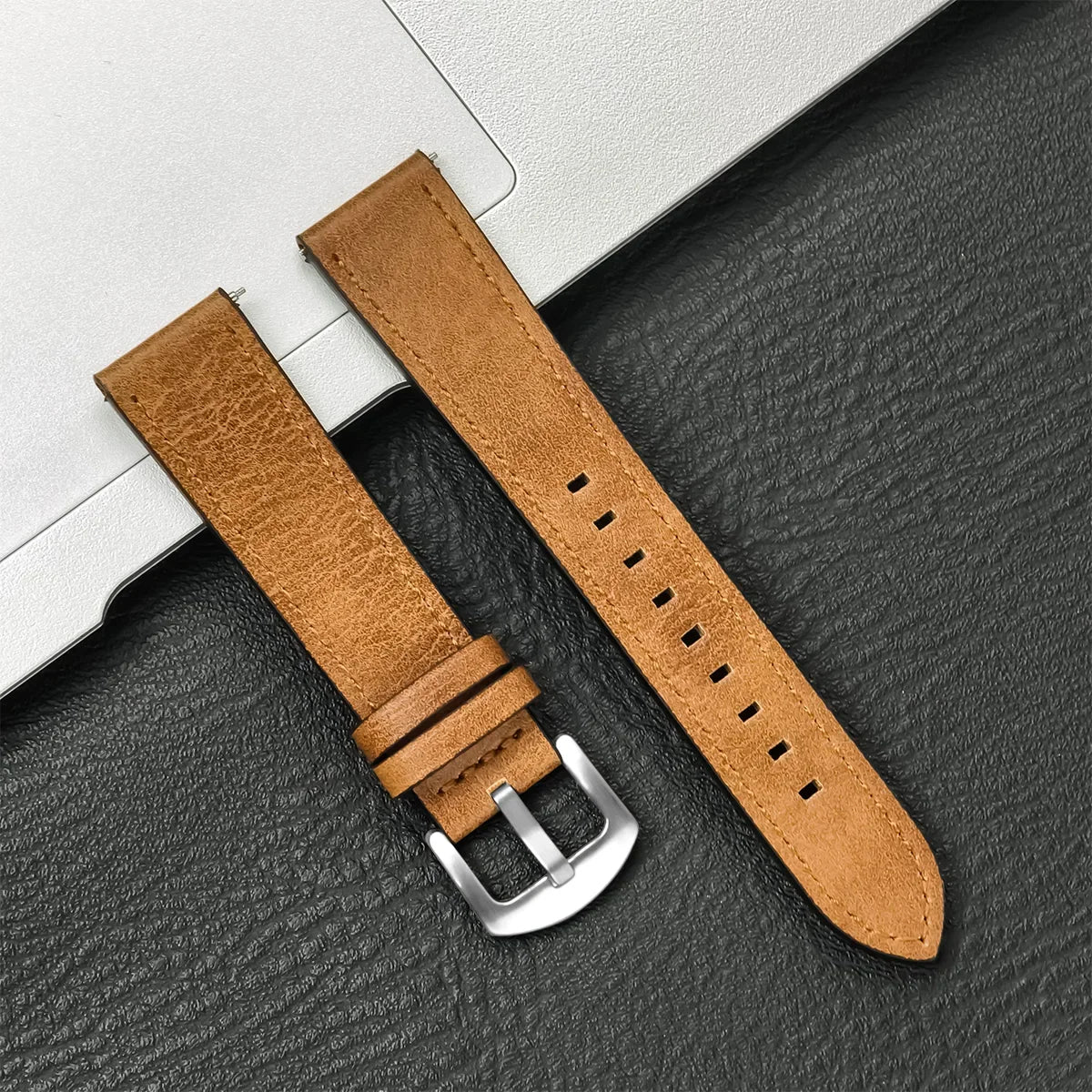22mm 20mm Leather Strap For HUAWEI WATCH GT 4 46mm 4Pro GT3/2 Pro 42mm Soft Band For Samsung Galaxy Watch 7/6/5/4 40mm Wristband