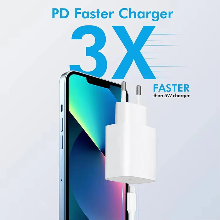 30W PD Fast Charger for Charging Box Brick PD 30W USB C Quick Fast Charger Power Adapter Cube for iPhone Samsung Xiaomi Huawei