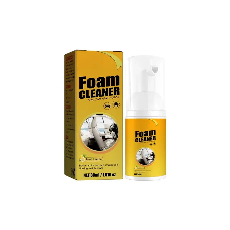 1or3PCS Multi-Functional Foam Cleaner Set: Wash for Automotive Interior Upholstery Plastic Instrument Panel Steering Wheel parts