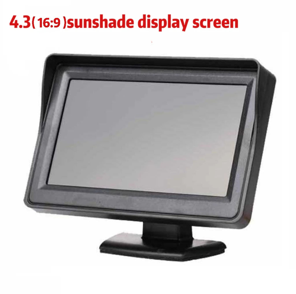 4.3 (16:9) Car Mounted Display Easy Install Desktop High-Definition Reverse Image Cargo Car Blind Spot Universal Machine Display