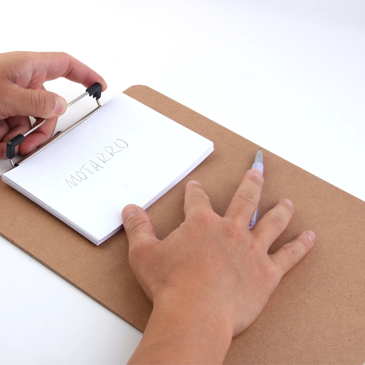 MOTARRO A4/A5 Tablet Folder Menu Writing Clipboard Paper Organizer Memo Density Board Flat Head Plate Clamp Office Stationary