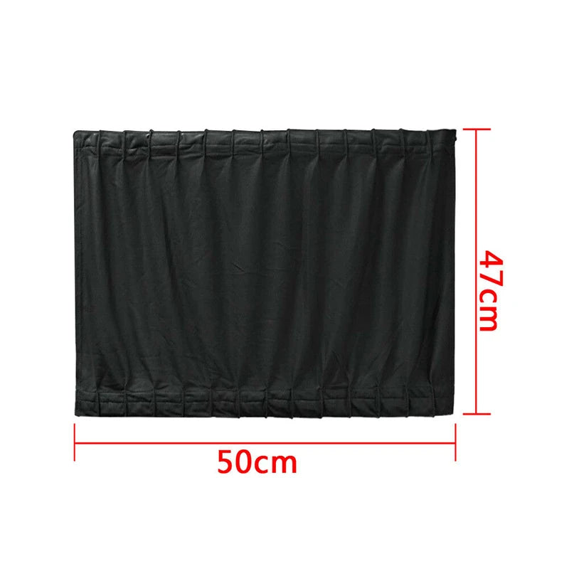2pcs Car UV Protection Sun Shade Curtains Sides Window Visor Mesh Cover Shield Brand New And High Quality 50cm X 47cm