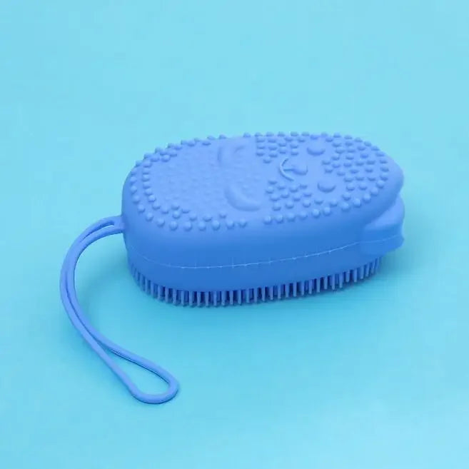 Silicone Body Scrubber Bath Exfoliating Scrub Sponge Shower Brush Exfoliator Skin Care Cleaner Dead  Remover Bathing Tools