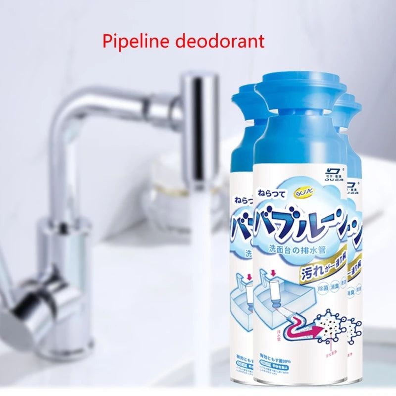 Pipe Dredge Deodorant Foam Powerful Kitchen Dredging Agent Deodorant Toilet Sink Drain Cleaner Quick Sewer Cleaning Tool