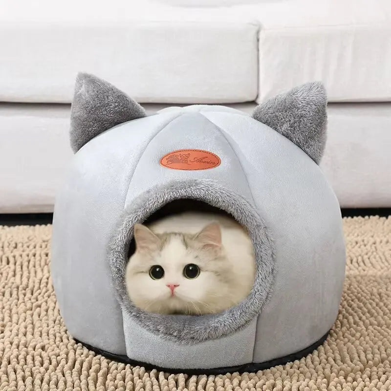 2024NEWCat House Cat Bed Pet Bed Soft Whole Washable Winter Pet Cushion Pet Cushion Cat Dog Rabbit Bed