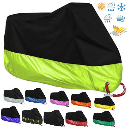 Motorcycle Cover M L XL XXL XXXL XXXXL Universal Outdoor Uv Protector Bike Rain Dustproof Scooter Covers Waterproof