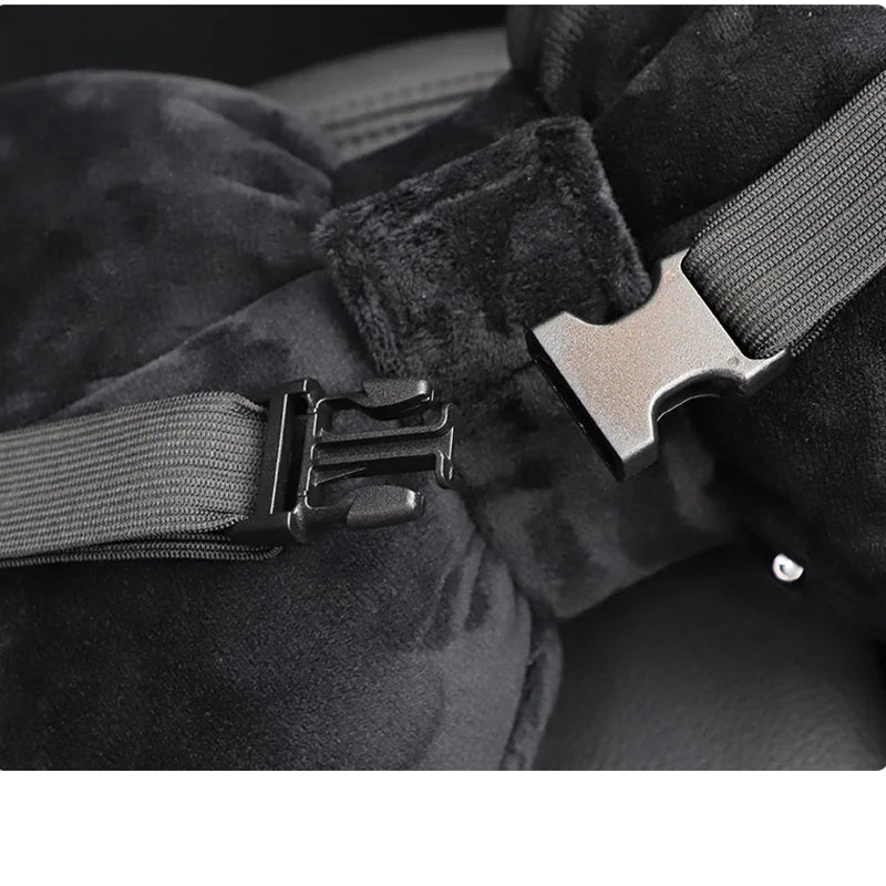 1PC Quality Diamond Bowknot Car Neck Pillow Rhinestone Auto Headrest Seat Support Waist Pillows Crystal Car Interior Accessories