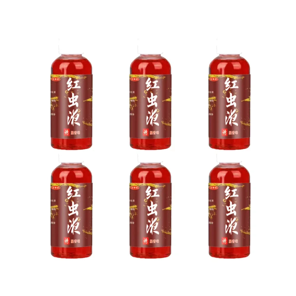 Concentrated Red Worm Liquid Multipurpose Concentrated Fish Bait Additive Permeability Red Worm Additive for Trout Cod Carp Bass