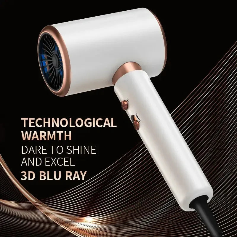 High-Speed Electric Turbine Hair Dryer Airflow Low Noise Constant Temperature And Quick Drying Suitable For Home Salons