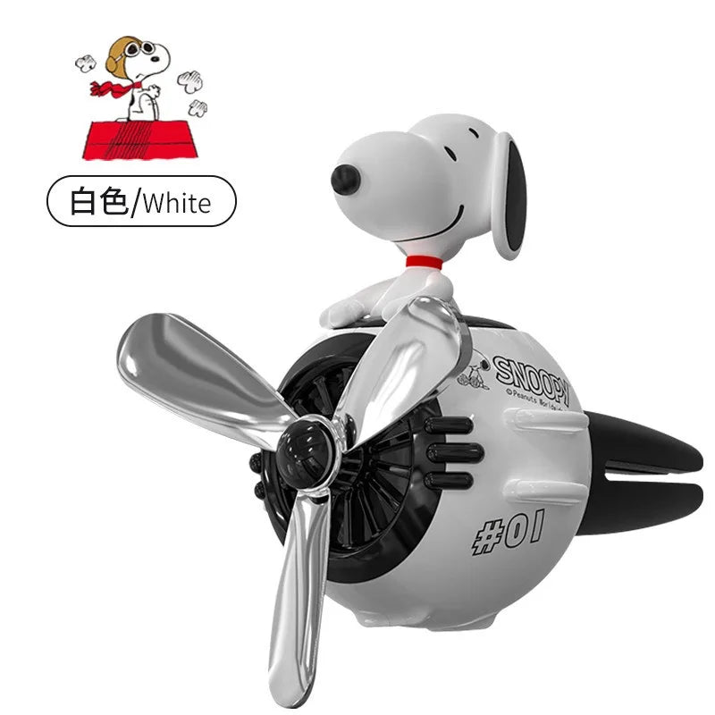 New Cartoon Creative Snoopys Car Aromatherapy Decoration Cute Car Perfume Accessories Air Outlet Cartoon Aromatherapys Gadgets