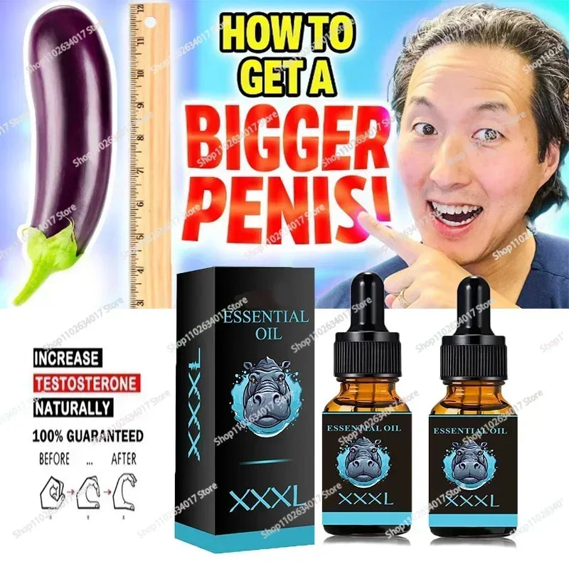 men fashion  Penis Enlargement Cream Oil Big Dick Sex Delay Cream for Men Penile Increase Growth Lasting Erection Massage Oil