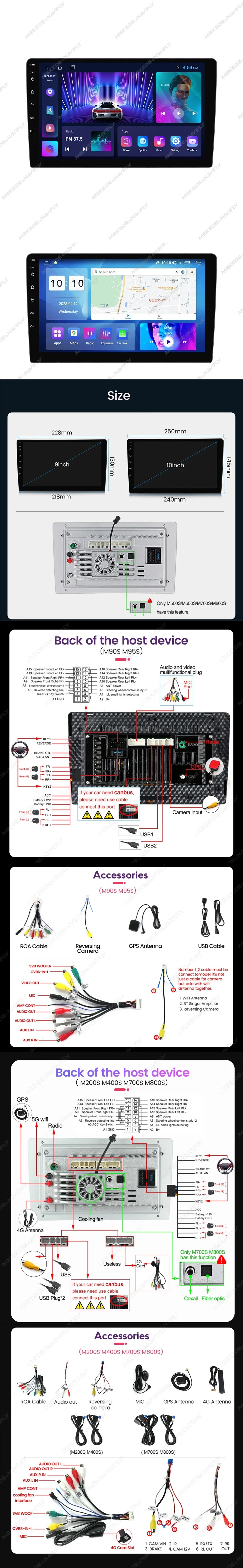 MEKEDE For Fiat Ducato Peugeot Boxer Citroen Jumper 2 2006-2022 UIS7862S 9'' Car Radio Multimedia Player Audio Stereo Head Unit
