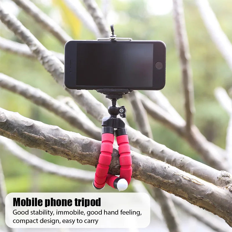 Mobile Phone Holder Flexible Octopus Tripod Bracket for Mobile Phone Camera Selfie Stand Monopod Support Photo Remote Control