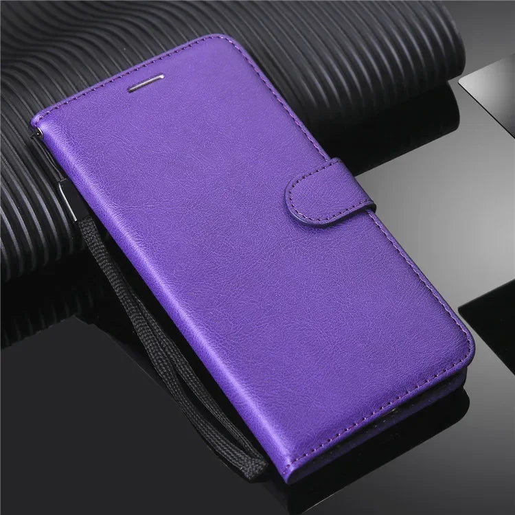 Leather Flip Phone Case For Samsung Galaxy Note 8 9 10 Plus 20 Ultra M35 M55 M54 M53 M52 M33 M31S M32 M23 M10 M62 Wallet Cover