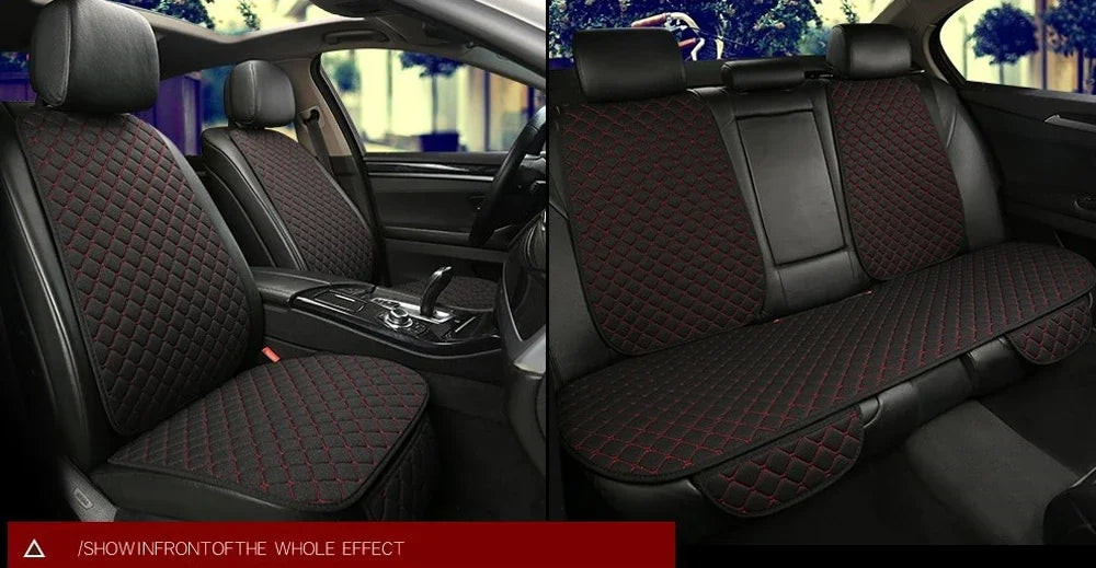 Universal Car Seat Cover Protector Car Accessori Backrest Front Rear Seat Back Waist Washable Cushion Pad Mat Auto Four Seasons