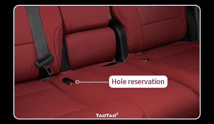 Custom Fit Highlander Car Seat Covers for Select Toyota Highlander Full Set Three-Row Second Row 2020 2021 2022 2023 2024