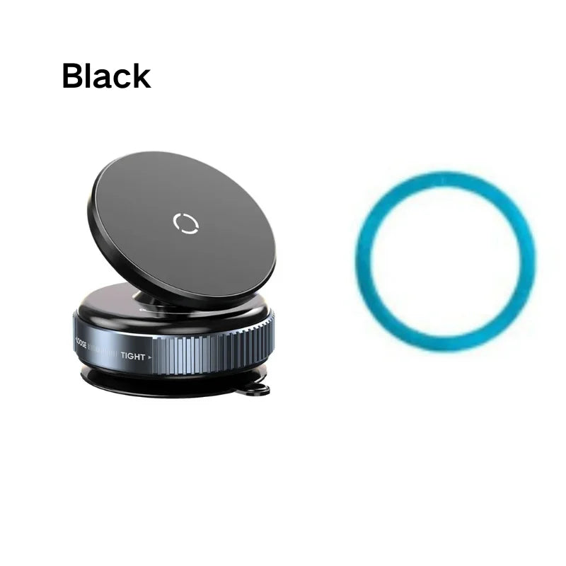 Car Magnetic Phone Holder Vacuum Suction 360° Rotation For Tesla Mirror Wall For iPhone 12~16 Series All Smart Cell Mobile Phone