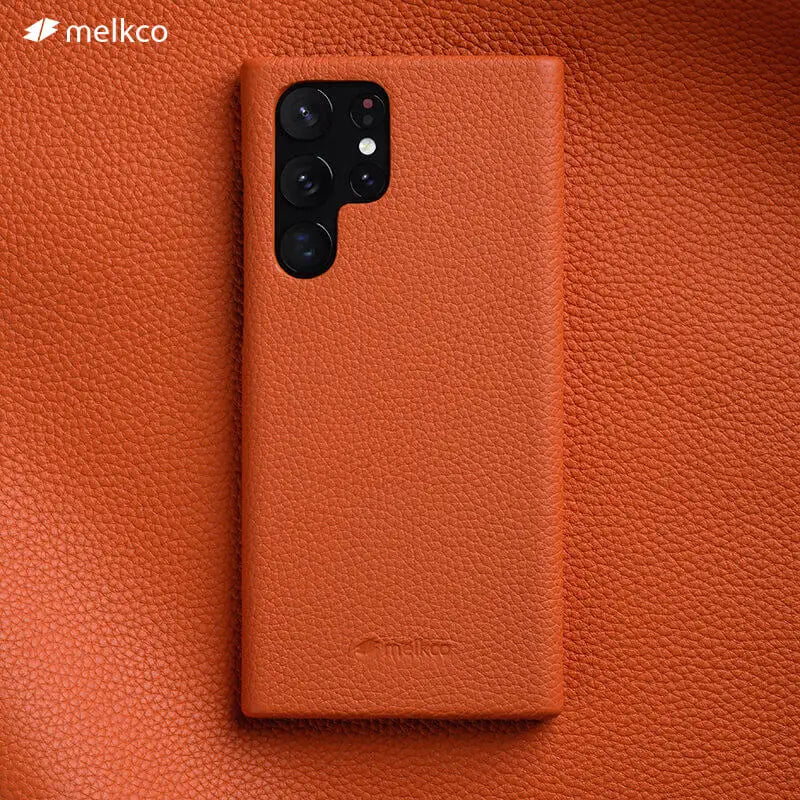 Melkco Real Leather Case for Samsung Galaxy S25 S24 S23 S22 S21 Ultra S22+ S23+ S24+ Plus Note 20 Genuine Handmade Phone Cover