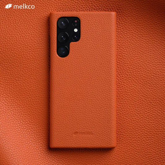 Melkco Real Leather Case for Samsung Galaxy S25 S24 S23 S22 S21 Ultra S22+ S23+ S24+ Plus Note 20 Genuine Handmade Phone Cover
