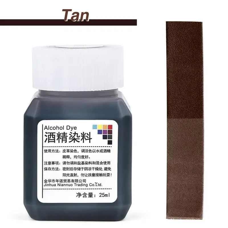 24 Color Leather Alcohol Dye Complete Set Of Diy Handmade Leather Cow Leather Dye Vegetable Tanned Leather Dye Alcohol Dye Water